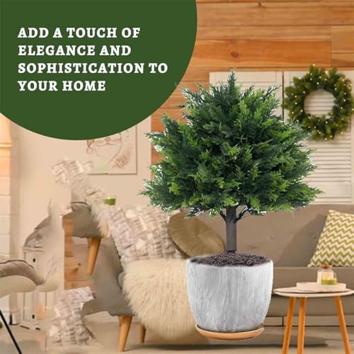 Realistic Cedar Container Filler IndoorOutdoor Decor