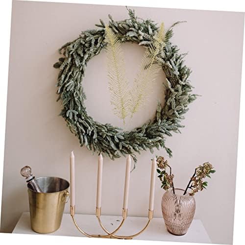 12-Piece Golden Christmas Leaf Garland