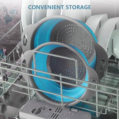 3-Piece Collapsible Silicone Colander Set