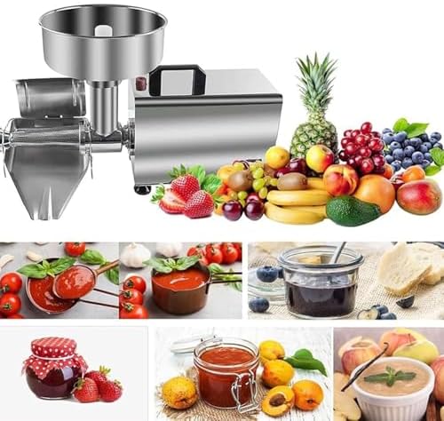 URJWAN Electric Tomato Strainer with Stainless Steel Frame and Pure Copper Motor