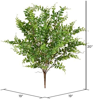 Vickerman Everyday Artificial Royal Fern Bush 20-Inch Long