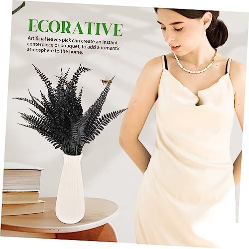 4 artificial fern branches for Halloween