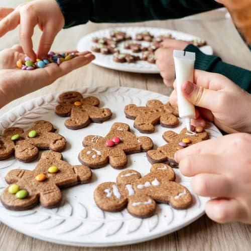 Gingerbread Man Cookie Cutters Set - 3-Piece Stainless Steel
