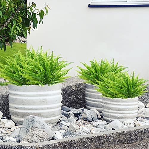 Uieke 24-Piece Realistic artificial Boston ferns