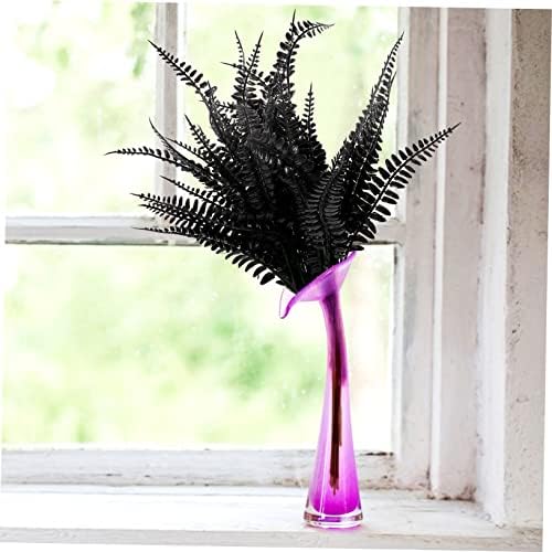 4-Pack Black Fern Artificial Plants