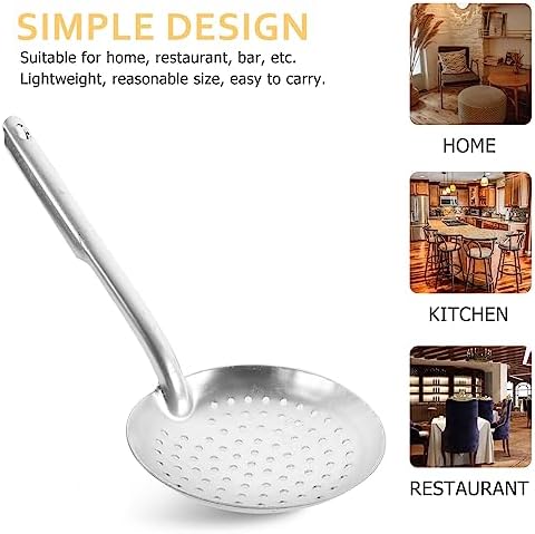 GANAZONO 5-Piece Stainless Steel Colander Set Ergonomic Design