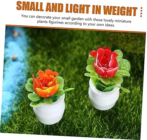 GRCQLWT 10pc Simulated Plant Model for Fariry Garden