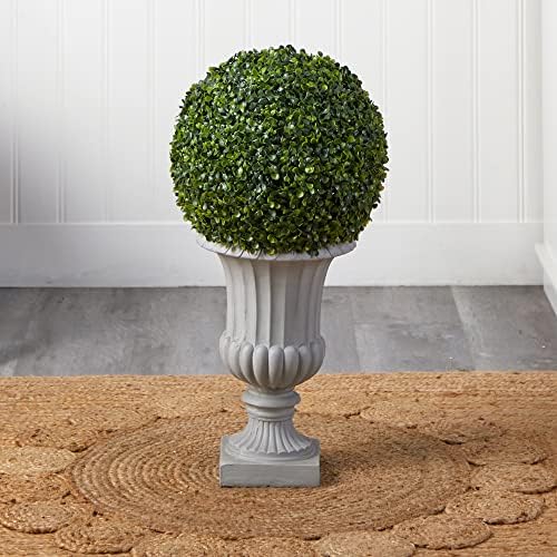 25ft Boxwood Topiary with Urn IndoorOutdoor