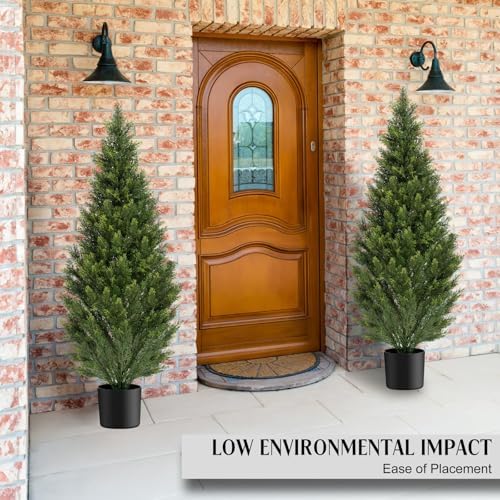 Cedar Tree Topiary Potted Plants for Your Home Porch
