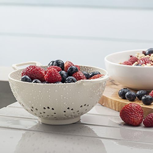 Zeal Premium ColanderSleek Effective Melamine Strainer for Cooking Cleaning Lightweight Durable