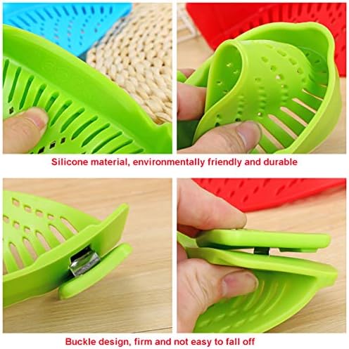 UpTuoLi Snap Strainer Clip On Colander For Pots Pans