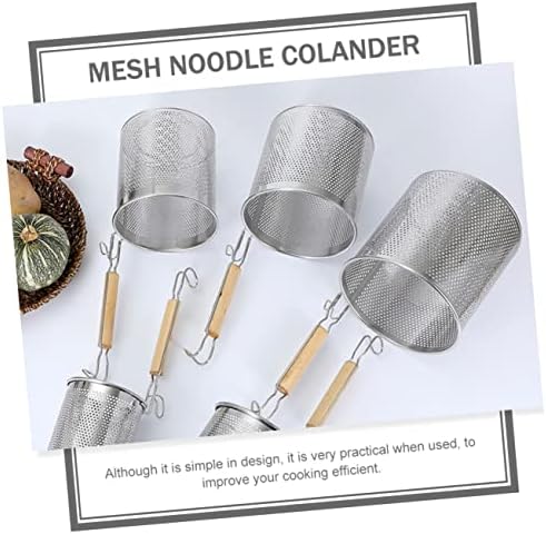 Stainless Steel Noodle Strainer Basket - Easy Cooking Solution