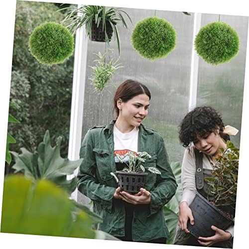 Durable Fake Grass Ball Topiary Decor for Home Wedding