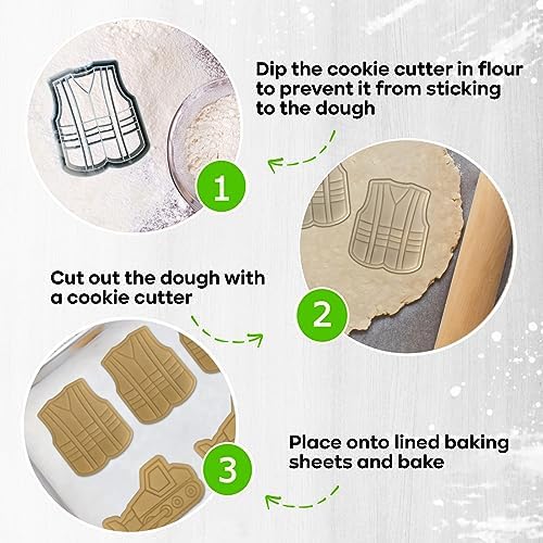 Construction Set of 10 Cookie Cutters
