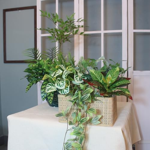 Faux Plants Outdoor Boxwood Set