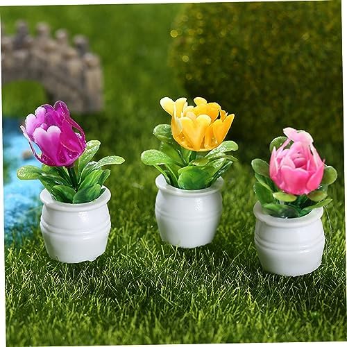 GRCQLWT 10pc Simulated Plant Model for Fariry Garden