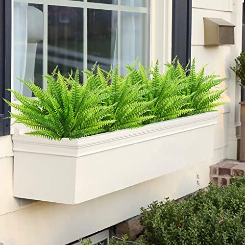 Uieke 24-Piece Realistic artificial Boston ferns