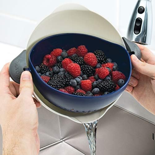Tovolo 15 Quart N Strain Swivel Colander BPA-Free Dishwasher-Safe