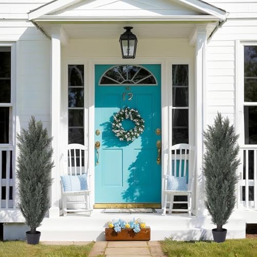 Bloom Times 5ft UV-Resistant Cedar Topiaries