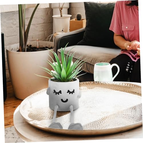 Faux Bonsai Potted Succulents