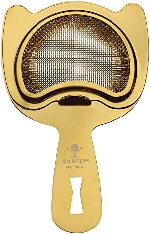 High-Quality Gold-Plated Strainer for Bar Mixology
