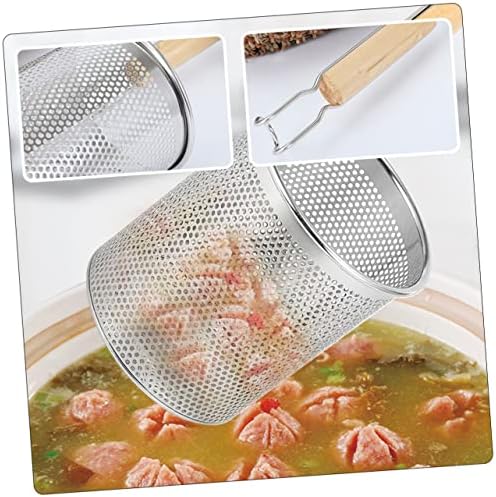 Cabilock Stainless Steel Noodle Strainer with Handle