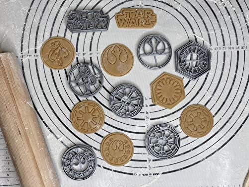 Set of 8 Galaxy Wars Jedi Order Cookie Cutters 25-Inch Scale