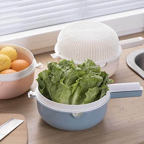 Cabilock Double Layer Fruit StrainerHigh-Quality Kitchen Colander for Washing Fruits Vegetables