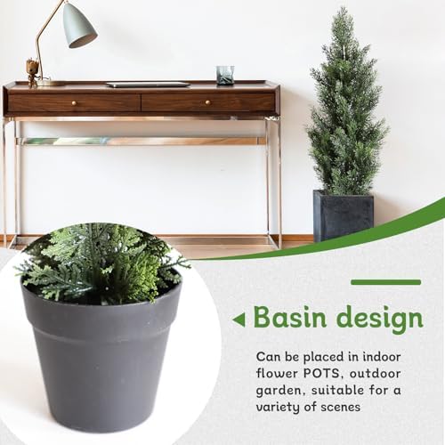 Momoplant 31 in Tall Artificial Cedar Topiary 2 Pack