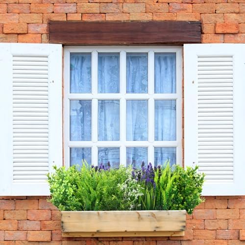 CEENNA 64 x8 Falloc 138in faux bush grass UV Resistant