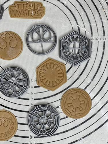 Set of 8 Galaxy Wars Jedi Order Cookie Cutters 25-Inch Scale