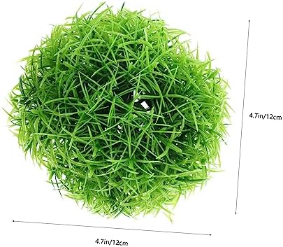 4 Pc Plastic Simulated Grass Balls Eucalyptus