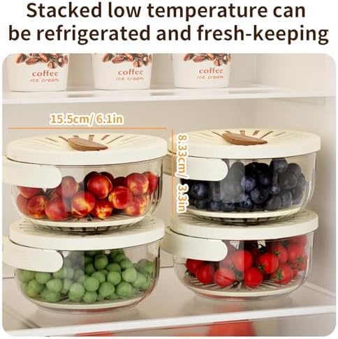 Easy Draining Basket with Lid Multi-Functional Kitchen Tool for Kitchen Dining