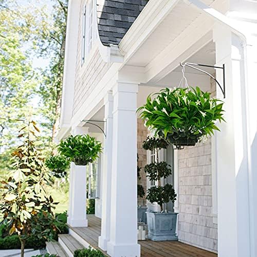 Uieke 6Pcs Outdoor Artificial Plants for Hanging Planters