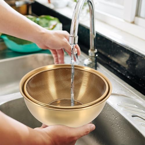 Luxshiny 2-Piece Sink Colander Set