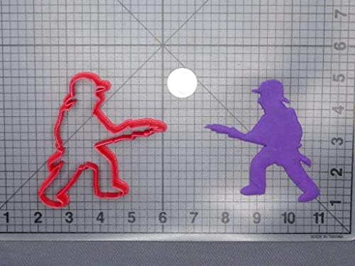 Firefighter Water Hose 266-G150 Cookie Cutter Silhouette
