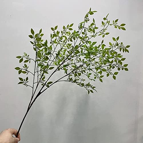 6-Pack Artificial Nandina Greenery Leaves for Wedding