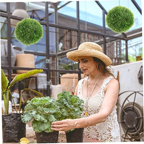 Durable Fake Grass Ball Topiary Decor for Home Wedding