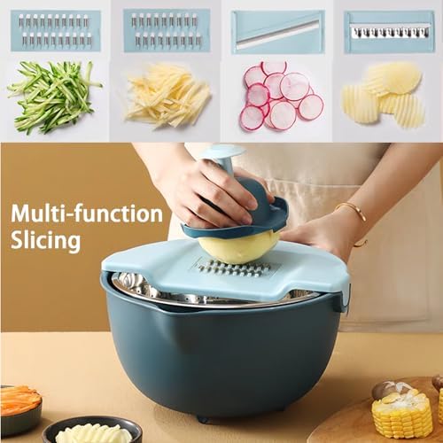 4-in-1 Colander Set Kitchen Gadget with Bowl Lid