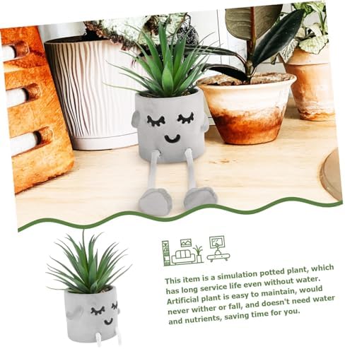 Cute Fake Bonsai Artifical Potted Plant - Home Office Decor