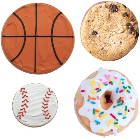 3-Piece Round Cookie Cutters Durable Safe Includes Protective Top Pieces