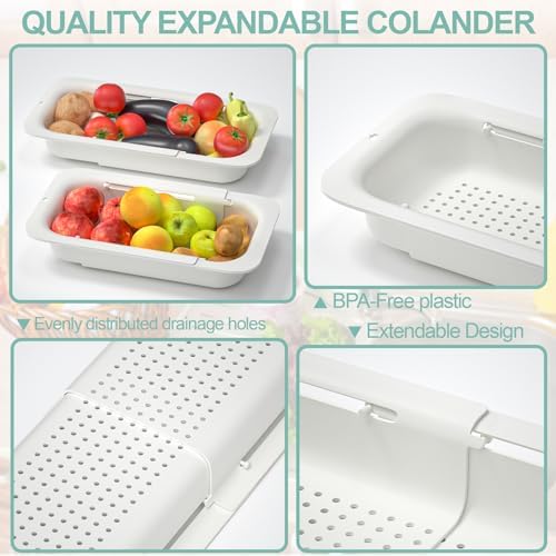 DRLIFE Expandable Colander