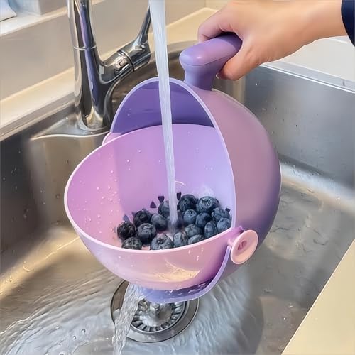Elite Aiwei 2-in-1 Kitchen Colander with Handle
