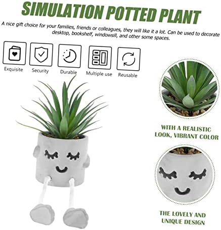 Faux Bonsai Potted Succulents