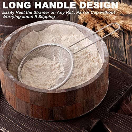 Fast Durable Premium Stainless Steel Colander for Sifting Dry Ingredients