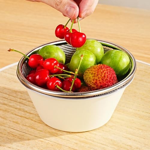 304 stainless steel colander mini strain your way to perfection