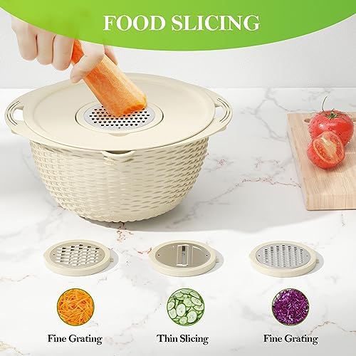 4-1 Colander Set with Mixing Bowl Kitchen Essentials