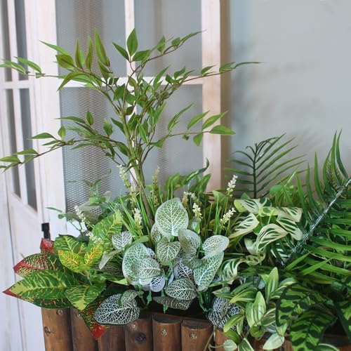 Faux Plants Outdoor Boxwood Set