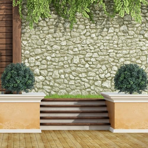2-Piece IndoorOutdoor Boxwood Fake Topiary Set