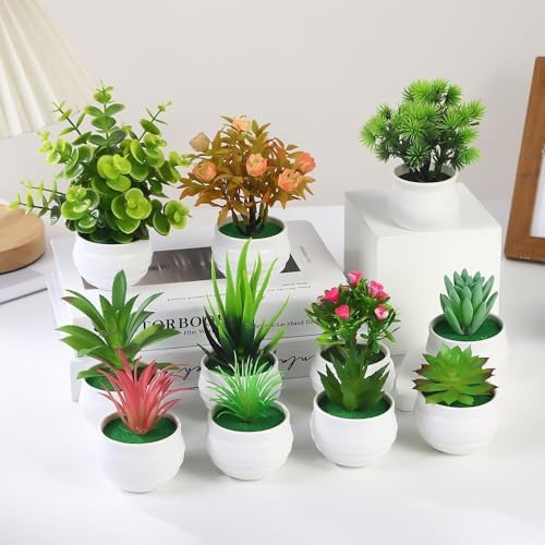 Faux Greenery Topiary for Home Office